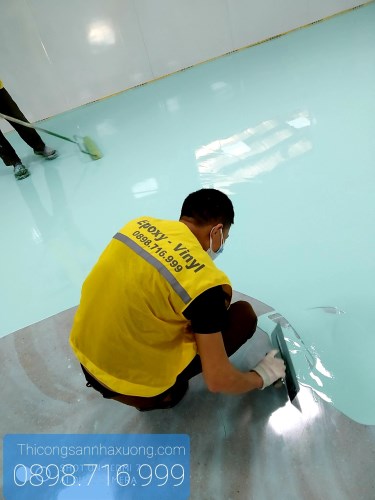 Dịch vụ thi công sơn epoxy - Công Ty Cổ Phần Xây Dựng Trịnh Phú Gia